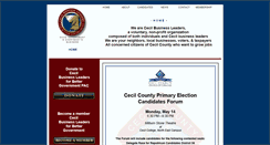 Desktop Screenshot of cecilbusinessleaders.net